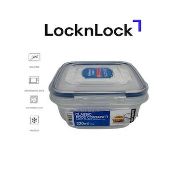 LocknLock Zen Style Food Container 320ml &ndash; BPA-Free Plastic Storage Solution for Safe and Stylish Food Organization