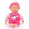 Bayer Design Soft Baby Doll 20cm - Lightweight Cuddly Baby Doll In 2 Assorted Styles - Plush Mini Doll For Toddlers -Perfect For Travel, Play &amp; Display