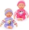 Bayer Design Soft Baby Doll 20cm - Lightweight Cuddly Baby Doll In 2 Assorted Styles - Plush Mini Doll For Toddlers -Perfect For Travel, Play &amp; Display