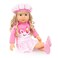 Bayer Design 94635Cv Charlene Interactive Talking Hair Doll, Speaks And Sings 90 Phrases, 2 Poems And 8 Songs, 46 Cm, Doll With Lots Of Accessories (French), Pink, Pink With Unicorn