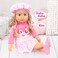 Bayer Design 94635Cv Charlene Interactive Talking Hair Doll, Speaks And Sings 90 Phrases, 2 Poems And 8 Songs, 46 Cm, Doll With Lots Of Accessories (French), Pink, Pink With Unicorn