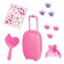 Bayer Design 94635Cv Charlene Interactive Talking Hair Doll, Speaks And Sings 90 Phrases, 2 Poems And 8 Songs, 46 Cm, Doll With Lots Of Accessories (French), Pink, Pink With Unicorn