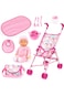 Bayer Dolls Buggy Set With 30Cm Doll &amp; Accessories 30585AB