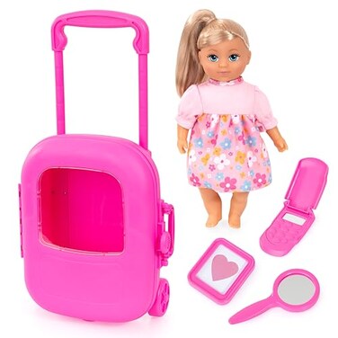 طقم باير للبنات مع عربة تسوق 28 سم