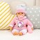 Bayer Design: Interactive Baby Doll - 14" Pink Mouse - Makes Baby Sounds, Includes Pacifier Bottle &amp; Matching Cap, Pretend Play, Kids Ages 18+ Mo