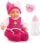 Bayer Design Hello Baby Multi Function Baby Doll, 8-10 - 18" (46cm)