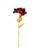 24K Gold Foil Rose(Red)
