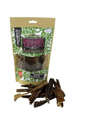Green &amp; Wilds Triple Tripe Tastic Dog Chews - 100G