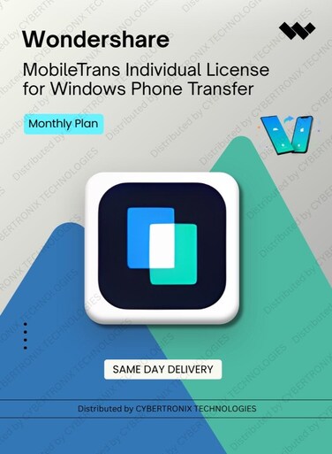 Wondershare MobileTrans Individual License for Windows Phone Transfer   Monthly Plan   Digital License   Same Day Delivery
