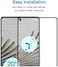 Google Pixel 8 Pro Screen Protector Tempered Glass,3D Curved Edge High Definition Anti Scratch 9H Hardness Bubble-Free Case Friendly Full Glue Screen Protector for Google Pixel 8Pro (5D Glass Black)