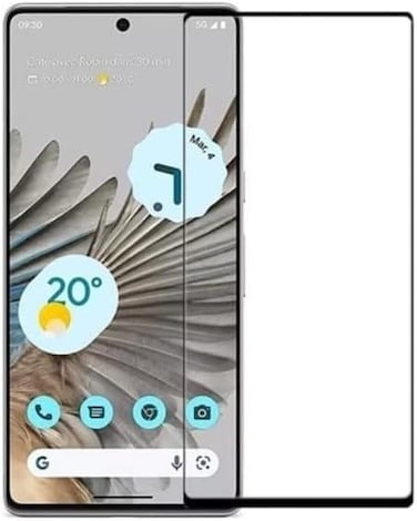 Google Pixel 8 Pro Screen Protector Tempered Glass,3D Curved Edge High Definition Anti Scratch 9H Hardness Bubble-Free Case Friendly Full Glue Screen Protector for Google Pixel 8Pro (5D Glass Black)