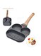 3-in-1 Nonstick Omelette Pan, 2-hole Visible Temperature Control Breakfast Pan, 3-Section Square Baking Pan, for Gas and Induction Cook Tops