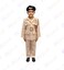 UAE Police Officer Costume &ndash; Premium Brown Unisex Set for Kids - Medium