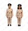 UAE Police Officer Costume &ndash; Premium Brown Unisex Set for Kids - Medium