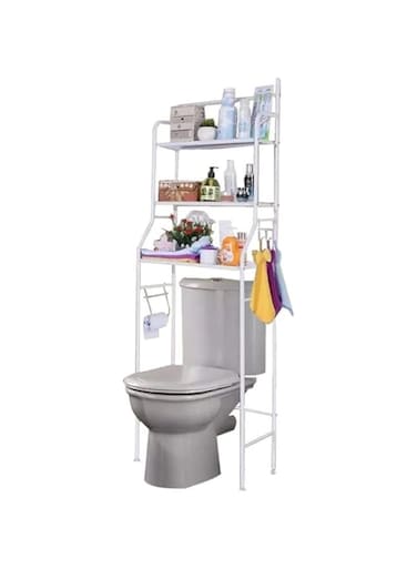 Dubai Gallery Bathroom Storage Rack White 45X25X153Cm