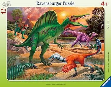 Ravensburger Kinder puzzle - 05094 Spinosaurus - Rahmenpuzzle f&uuml;r Kinder ab 4 Jahren, mit 42 Teilen