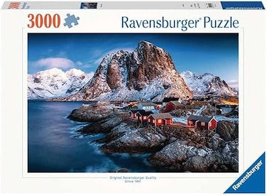 Ravensburger Hamnoy Lofoten Puzzle, 3000 Pieces, Multicolor, 48 x 32 Inch