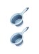 KASTWAVE Plastic Water Ladle Foldable Kitchen Water Scoop Bathroom Hair Washing Water Scoop Cup with Hanging for Kitchen Tool Accessories(2Pcs)