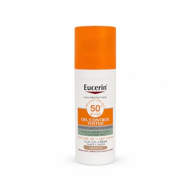 Eucerin Oil Control Tinted Sun Gel-Creme Dry Touch SPF50+ Medium