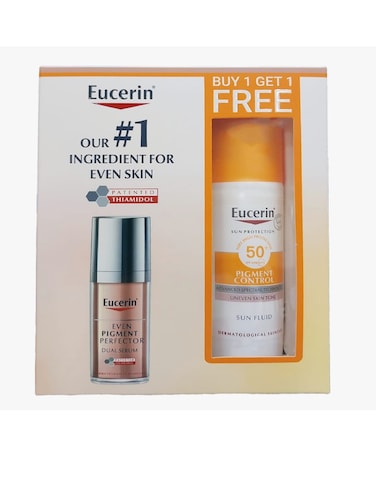 igment Perfector Dual Serum + Even Pigment Sun Fluid B1G1