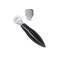 Credo Solingen Corn Cutter with Clip-on Rasp Chromed   Black