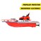 Dickie Toys 201107000 Firefighters Fire Engine Radio Control 38 cm, 2 Channels, 27 mhz, USB Charging, Speed Tip 6 km/h, For Children From Years Old, Multi Color