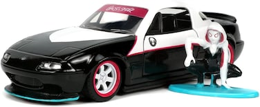 Jada Marvel Pr&eacute;sentoir V&eacute;hicules 1/32 Ghost-Spider 1990 Miata M&eacute;tal (6)