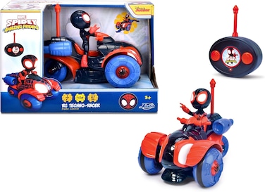 لعبة التحكم عن بعد مايلز موراليس زاحف الويب من جادا 203223001، بمقياس 1:24، متعددة الألوان