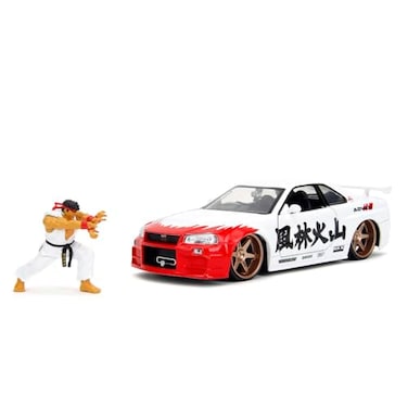 Jada 253255071 Street Fighter Ryu Nissan Skyline Gt-R 1:24