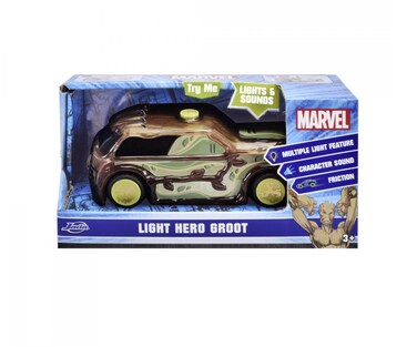 جدة مارفل حراس المجرة لايت هيرو جروت سيارة داي كاست (1:32، أخضر)
