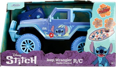 سيارة جيب رانجلر ديزني ستيتش بجهاز تحكم عن بعد 2.4 جيجاهرتز (بمقياس 1:16)