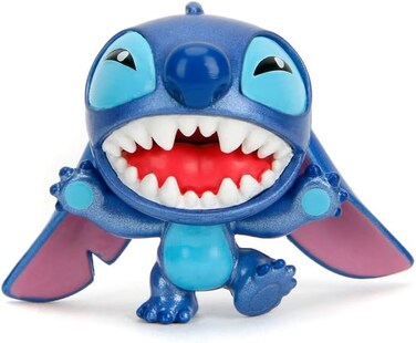 مجسم ستيتش من ديزني من جادا تويز (قطعة واحدة) - واحد من أربعة مجسمات معدنية قابلة للتجميع لمحبي ستيتش والأطفال من عمر 8 سنوات فما فوق، المجموعة الثانية، اختيار عشوائي، طول كل مجسم حوالي 6.5 سم