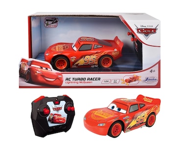 Jada Disney Pixar Turbo Racer Lightning McQueen RC Car (1:24, Red)