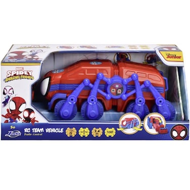 Jada Marvel Spidey And His Amazing Friends RC Team Vehicle (1:50, Red/Blue)