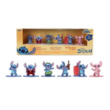 Jada Nano Metafigs Disney lilo &amp; Stitch Stitch Die-Cast 6-Pack (4 cm)