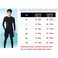 3pcs / Set Men Gym Running Clothes Set Long-Sleeved Quick-Drying Sports Suit &ndash; Science Fiction - Size L