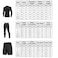 3pcs / Set Men Gym Running Clothes Set Long-Sleeved Quick-Drying Sports Suit &ndash; Science Fiction - Size XXL