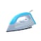 Buarn Professional Dry Iron, 1000 Watt, Non-Stick Sole, Ni-2203D - White Blue