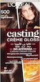 L’Oréal Paris Casting Crème Gloss Caring Hair Colour, 500 Light Brown, No Ammonia, Conditioner with Honey