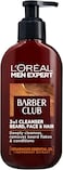 L’Oréal Paris Men Expert Barber Club 3-in-1 Beard, Face & Hair Cleanser with Cedarwood Essential Oil and Peppermint Extract, 200 ml