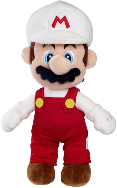 Simba Toys Simba Super Mario Fire Mario Plush, 30cm