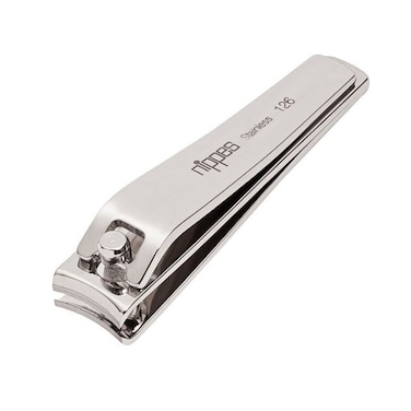 Nippes Solingen Professional Nickel Plated Fingernail Clipper (126) - For Finger &amp;Toenail - Professional Grade - Ergonomic Hand Grip - Sharp &amp; Safe Design - 6Cm