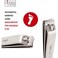 Nippes Solingen Foot Nail Clipper Nickel Plated (127) - For Fingers &amp; Feet, Especially Suitable For Hard Nails - 80 Mm