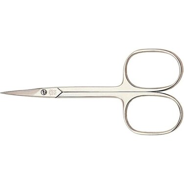 Nippes Solingen Cuticle Scissors Nickel Plated 800 - Ideal For Pedicure Or Manicure - Good Handling - Precise And Easy Cutting - 90 Mm