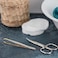 Nippes Solingen Nail Scissors Nickel Plated (851) - Essential Tool For The Perfect Manicure - Made Of Hardened Nickel-Plated Steel - With A Stalk &amp; Curved Tip