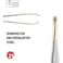 Nippes Solingen Tweezer Gold Tip Crab Claw Bented 9Sgp - For Eyebrow Shaping &amp; Fine Hair Removal - Comfortable To Use &amp; Handy