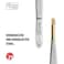 Nippes Solingen Tweezer Gold Tip Straight 38Sgp - For Eyebrow Shaping &amp; Fine Hair Removal - Comfortable To Use &amp; Handy