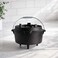 Home Cast Iron Barbeque Pot 4.3L - Black