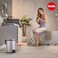 Hailo Pure S Pedal Bin 3 Liters, Kitchen Bin with Lid, Soft-Close Trash Can for Food Waste, Office or Bathroom Use, Compact Waste Bin, Stainless Steel, Made in Germany - HLO-0504-010