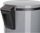 Hailo Pure M Pedal Bin, 12 Liters, Kitchen Bin with Lid, Soft-Close Trash Can, Foot Pedal Dustbin for Bathroom, Office, or Bedroom, Compact Waste Bin, Silver, Made in Germany &ndash; HLO-0517-020